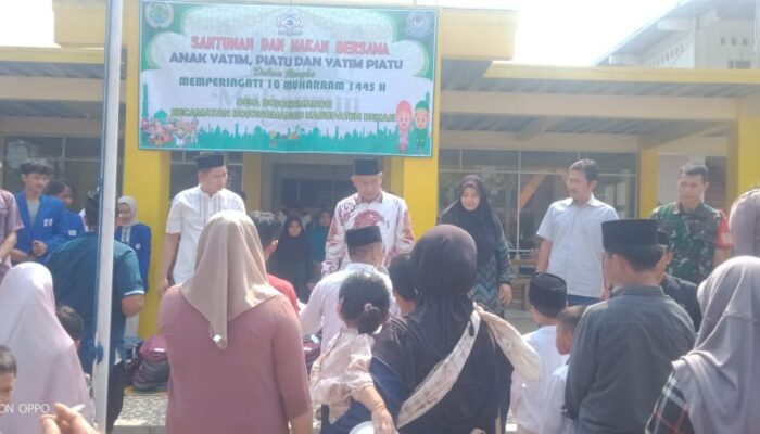Peringati 10 Muharam 1445 Hijriyah, Desa Bojongmangu Santuni Anak Yatim Piatu