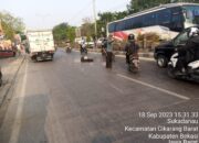 Laka Lantas Truck Container Vs Sepeda Motor Merenggut Korban Jiwa