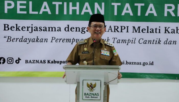 Baznas Kabupaten Bekasi Lounching Program Anggur Upayakan Kurangi Pengangguran