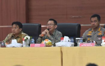 Pj Bupati Bekasi Hadiri Rapat Koordinasi Kesiapan Pemilu 2024