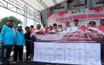 Tokoh Lintas Agama Kabupaten Bekasi Deklarasi Pemilu Damai 2024