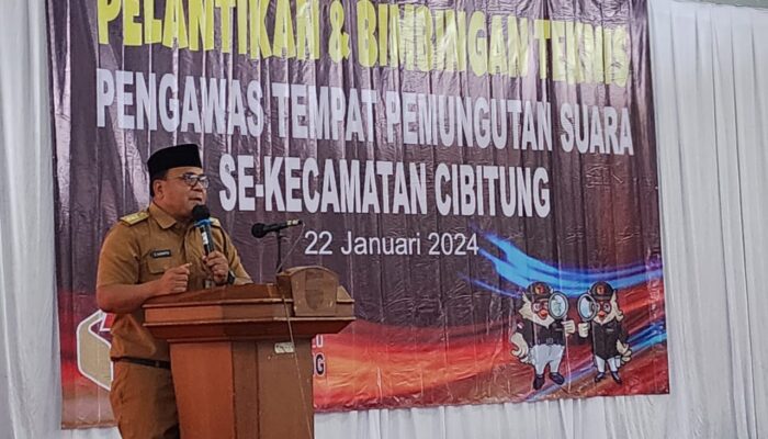 Panwascam Cibitung Resmi Lantik 653 PTPS