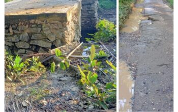 Warga Keluhkan Proyek Jembatan Sungai Merah, Bernilai Ratusan Juta  Mangkrak 