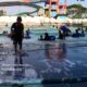 Wowww !! Libur Lebaran, Wisata Kolam Renang Puri Nirwana Waterpark Diserbu Pengunjung