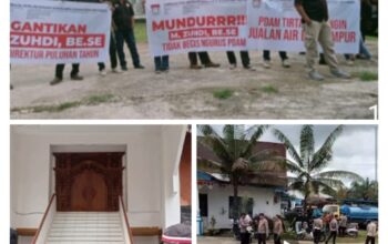 Aksi Damai LPKNI Merangin Geruduk Kantor PDAM Merangin Atas Ketidakpuasan Masyarakat