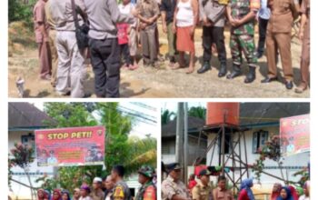 Wowww! Camat dan APH Merangin Berikan Sosialisasi Tentang Larangan Tambang Emas Tanpa Ijin 