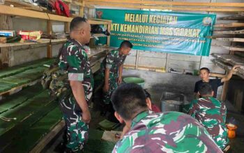 Pelatihan Pembuatan Tempe Untuk Personel Kodim 0420/Sarko Yang Akan Memasuki Usia Pensiun MPP