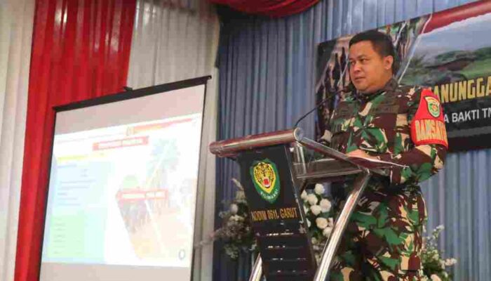 Dandim Garut Optimistis Program TMMD Beri Dampak Positif untuk Masyarakat Pedesaan