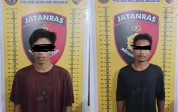 AS (27) dan R (17) di Ringkus Satu Temannya dalam Buruan Tim Opsnal Satreskrim Polres Sergai Kasusnya Seperti Ini..