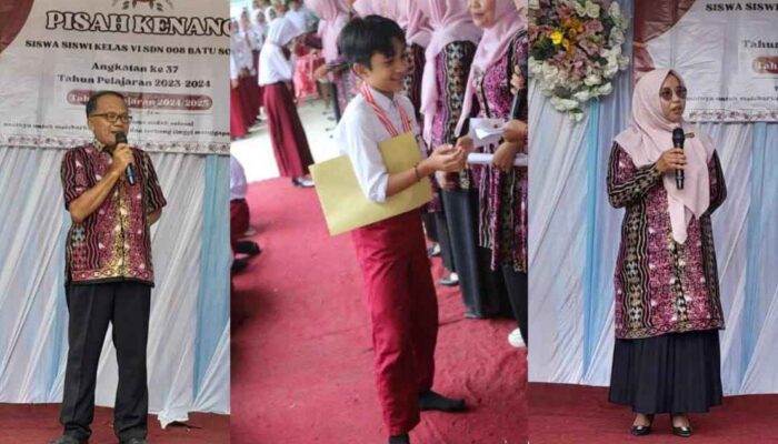 Haru dan Gembira di Acara Pisah Kenangan Pendidikan di SDN 008 Batu Sopang Kab. Paser