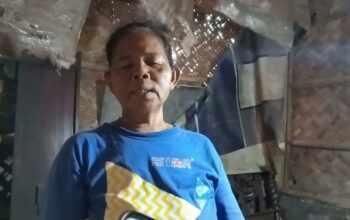 Miris !!! Nene Kubil (64) Warga Karang Asih Tinggal di Gubuk Reyot 