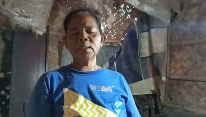 Miris !!! Nene Kubil (64) Warga Karang Asih Tinggal di Gubuk Reyot 