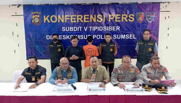 Subdit V Siber Ditreskrimsus Polda Sumsel Tangkap Tersangka Penyebaran Video Foto Asusila