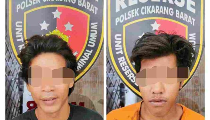 Reskrim Polsek Cikarang Barat Berhasil Bekuk 2 Pelaku Curanmor 
