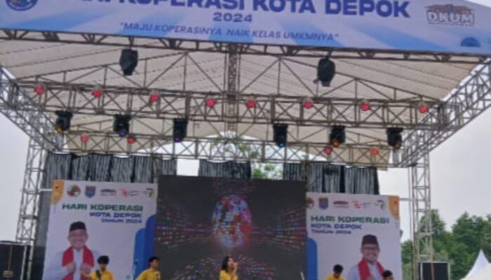 Band Pelajar SMAN 3 Depok Tampil di Peringatan Hari Koperasi Ke-77