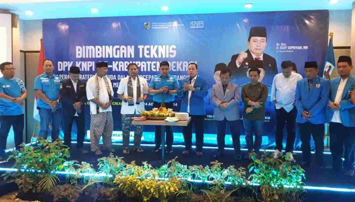 Menuju Indonesia Emas DPD KNPI Kab. Bekasi Gelar Bimtek di Quest Hotel 