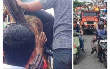 Ribuan Masyarakat Merangin Antusias Mengantarkan Calon Bupati dan wakil Bupati Merangin Nalim-Nilwan Mendaftar ke KPU