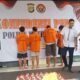 4 Tersangka Kasus Rumah Produksi Gas Portable Ilegal Berhasil di Ringkus Polres Metro Bekasi