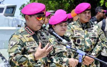 Kapolri Hadiri HUT ke-79 TNI AL