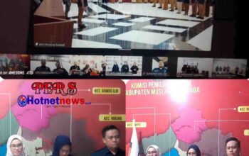 5 Orang Pejabat Sekretariat KPU Kabupaten Muratara Resmi Dilantik Sekretaris KPU Provinsi Sum-sel
