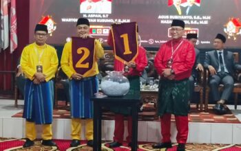 Agus- Nazar Mendapatkan Nomor Urut 2 Pilkada Tebo
