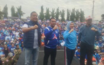 HDCU,BERGEMA Senam Bersama Masyarakat Kota Prabumulih.