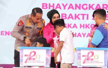 HKGB ke-72 Polda Sumsel, Berangkatkan Umroh Penggali Kubur dan Pemandi Jenazah, Bedah Rumah Hingga Bantuan Kursi Roda