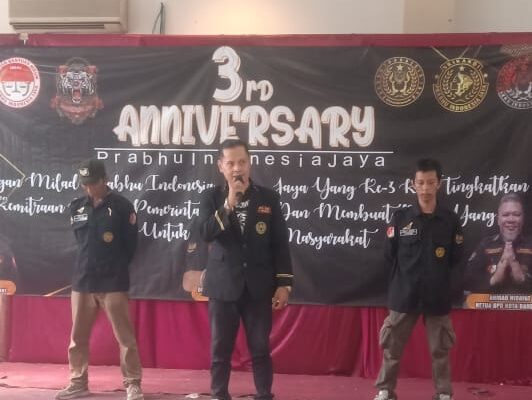 Milad Ke 3 (tiga) Lsm Prabhu Indonesia Jaya Berlangsung Meriah dan dihadiri seluruh pengurus Lsm prabu Indonesia Jaya