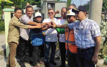 Pjs. Bupati OKU Timur Prof. DR. H. M. Edwar Juliartha, S.sos., M. M., Ajak PLN Mensosialisasikan Fasilitas Umum LPJU