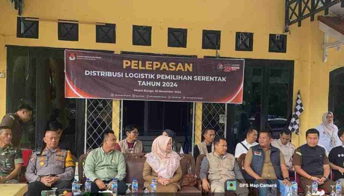 Kapolres Bungo Hadiri Pelepasan Distribusi Logistik Pilkada 2024