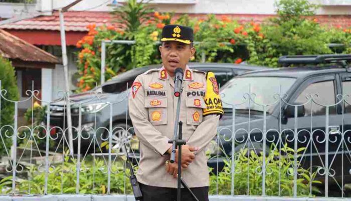 Satgas OMP Polres Bungo : Pengamanan Rapat Pleno di Hari ke-2
