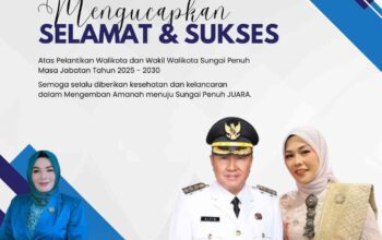 TP PKK Desa Pelayang Raya Ucapkan Selamat atas Dilantiknya Alvin,S.H & Azhar Hamzah sebagai Walikota dan Wakil Walikota Sungai Penuh