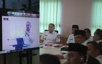 Bupati H M Syukur Ikuti Peluncuran (IPKD) MCP 2025 Via Zoom Meeting