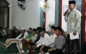 Wabup H A Khafid Safari Ramadhan ke Desa Mampun Baru