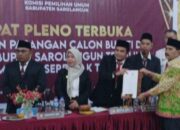 Ketua DPRD Sarolangun Hadiri Penetapan Bupati dan Wakil Bupati Terpilih