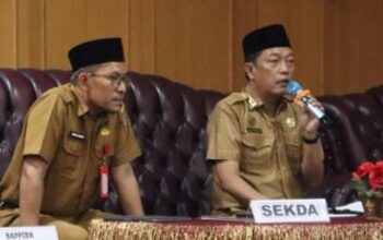 Wabup H A Khafid Minta Peserta Rakor RPJMD Serius dan Sekda Membuka Rakor RJPMD dan Renstra 2025-2029