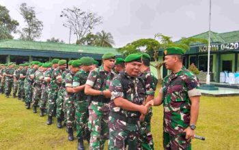 Kodim 0420/Sarko Gelar Acara Halal Bihalal Setelah Merayakan Hari Raya Idul Fitri 1446 H