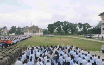 H M Syukur Pimpin Apel Besar Pasca Idul Fitri 1446 H, IniPesan Bupati kepada Para Pejabat dan ASN di Merangin