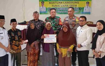 Babinsa dan Bhabinkamtibmas Hadir dan Dampingi Pembagian BLT DD Tahap Satu Tahun 2025