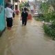 Kali Cikarang Meluap, Air Masuk Kepemukiman Warga Kampung Pulo Desa Sukaraya