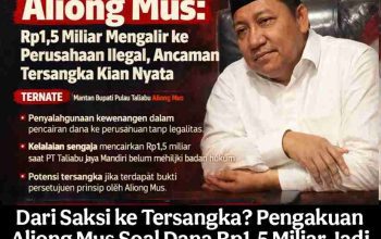 Pengakuan Mematikan Aliong Mus: Rp1,5 Miliar Mengalir ke Perusahaan Ilegal, Ancaman Tersangka Kian Nyata