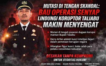 Bau Busuk Mutasi: Hukum Ditundukkan, Koruptor Dilindungi