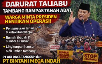 Tambang Biji Besi Dituding Rampas Tanah Adat, Warga Minta Presiden Prabowo Subianto Hentikan Operasi!