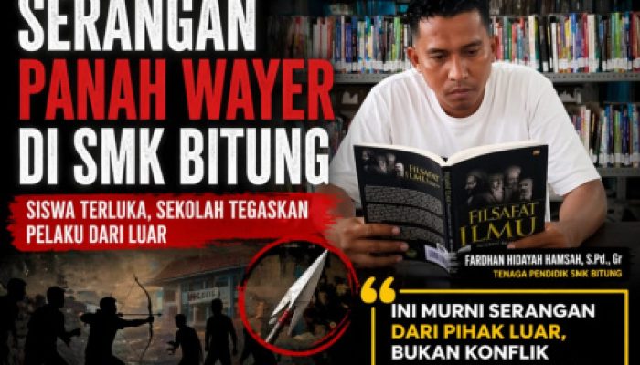 Serangan Panah Wayer Lukai Siswa, Tuduhan SMK N 2 Bitung mencetak Premanisme Dipatahkan