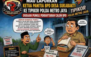 Diduga Ada Pungutan Rp. 5 Juta terhadap Calon BPD, LSM ANKER Laporkan Ketua Panitia BPD Desa Sukabakti ke Tipikor Polda Metro Jaya