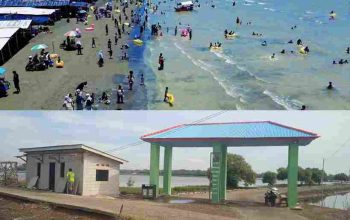 Gerbang Baru Pantai Pulau Putri Karawang Resmi Dibangun, Tingkatkan Kenyamanan dan Pelayanan Wisatawan