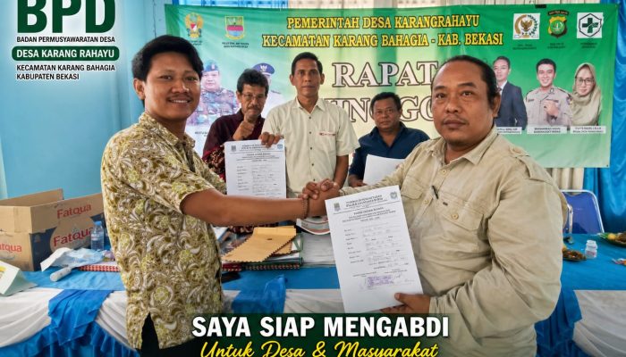 Kong Abray Berlatar Belakang Jurnalis Daftarkan Diri Sebagai BPD Desa Karangrahayu