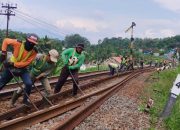 KAI Daop 2 Bandung Ganti 2.800 Meter Rel Untuk Tingkatkan Keselamatan dan Kenyamanan Perjalanan KA
