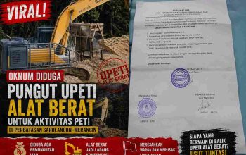 Viral! Oknum Diduga Pungut Upeti Alat Berat untuk Aktivitas PETI di Perbatasan Sarolangun–Merangin