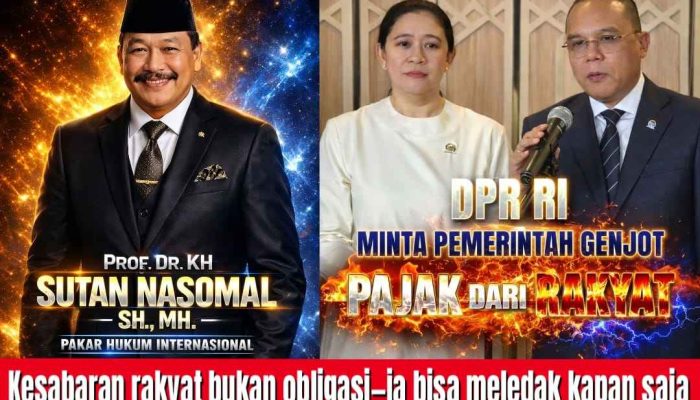 Prof Dr Sutan Nasomal Klaem Miris !!! Rakyat Disuruh Bayar Hutang Negara Lewat Pajak Ini Bukan Solusi, Ini Perampokan Yang Dilegalkan